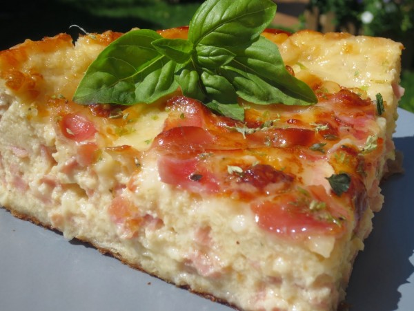 Quiche de croque-pizza olla GM