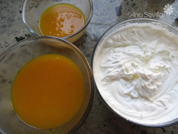 Tarta mousse de mandarina Thermomix