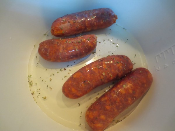 Chorizos escaldados olla GM