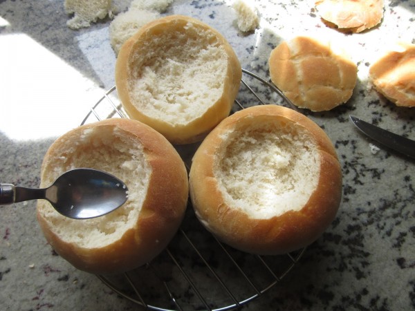 Bollitos de pan rellenos con Thermomix