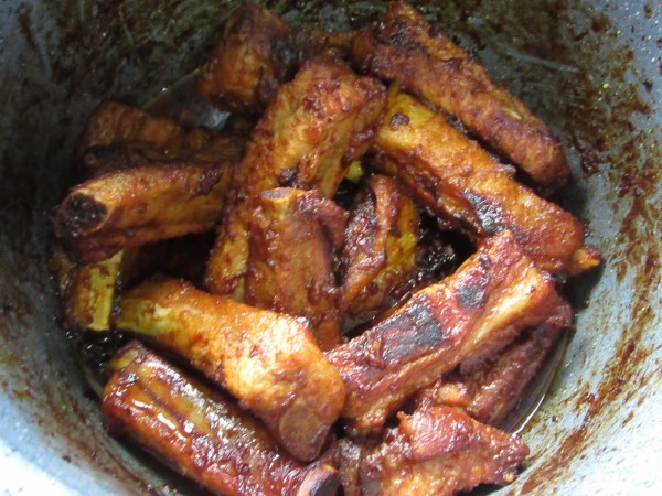 Costillas a la barbacoa en olla GM.