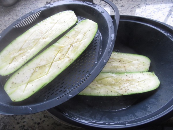 Calabacines a la boloñesa Thermomix