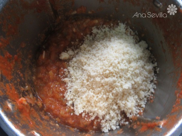 Berenjenas rellenas de cus cus Thermomix