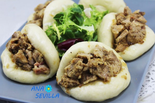 Pollo teriyaki con pan Bao - Cocción en varoma - Blog de Mª DEL