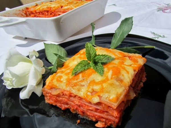 Lasaña de carne y patata Ana Sevilla