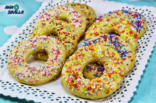 Rosquillas de Pascua horneadas  con Thermomix