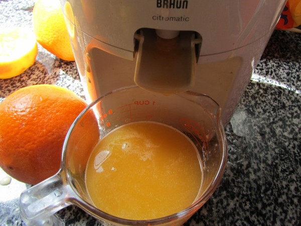 Helado de naranja con Thermomix