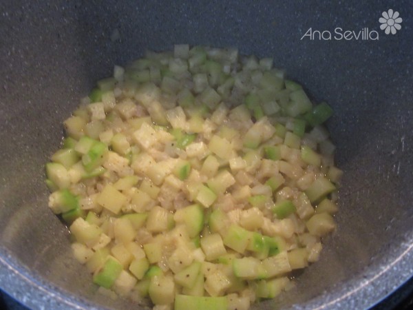 Carbonara de calabacines olla GM