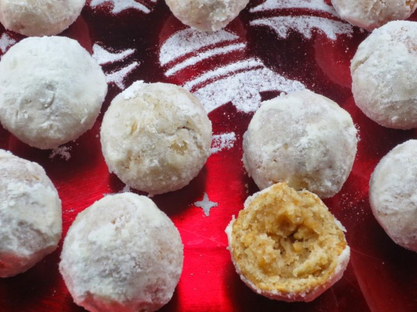 Polvorones copos de nieve Thermomix