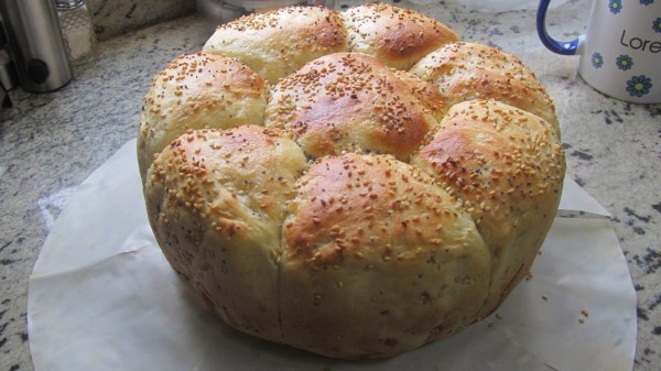 Pan de cebolla olla GM