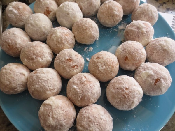 Polvorones copos de nieve Thermomix