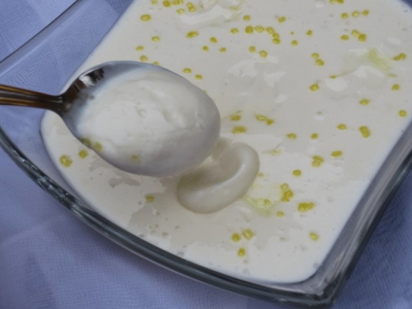 Mousse de limón y yogurt Thermomix