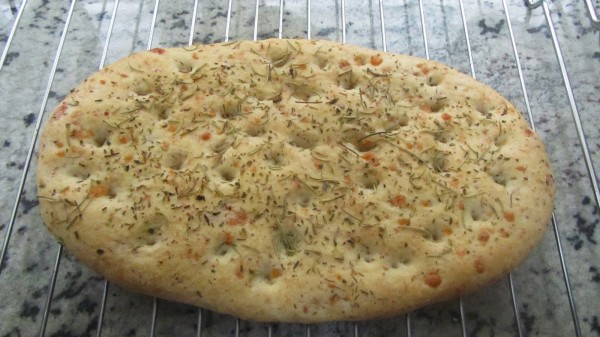 Focaccia de jamón y queso Thermomix