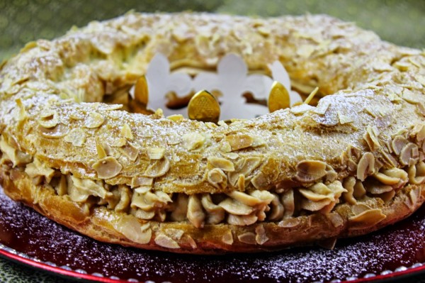 París-Brest de crema de turrón Ana Sevilla cocina tradicional