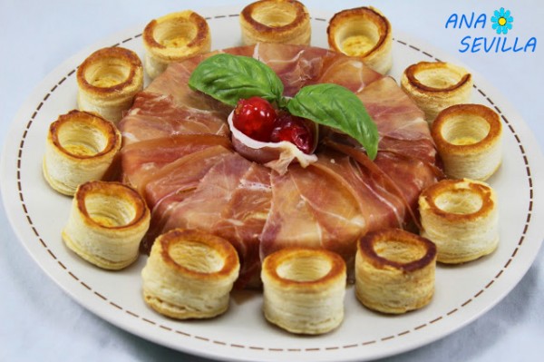 Pastel de jamón serrano Ana Sevilla con Thermomix