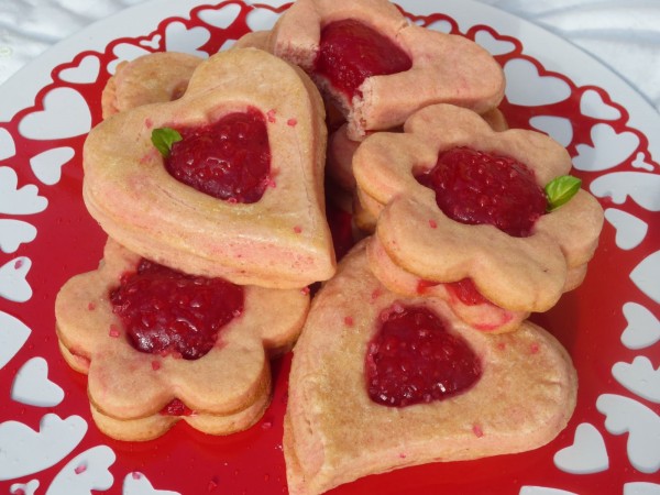 Galletas de mascarpone y coulis de fresa con Thermomix Ana Sevilla