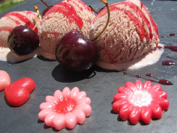 Helado de pikotas (Cerezas) con Thermomix