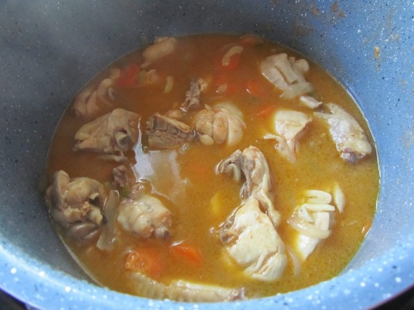 Pollo a la naranja olla GM