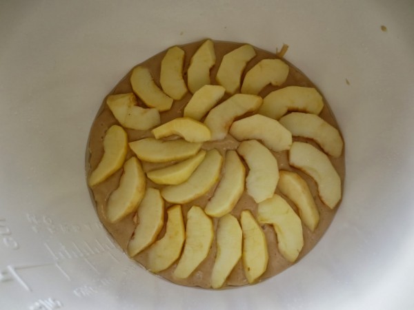 Bizcocho de manzana olla GM