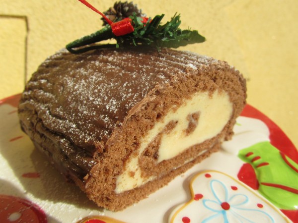 Tronco de chocolate de Navidad Thermomix