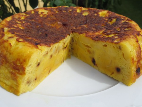 Tortilla de patatas casi sin aceite olla GM