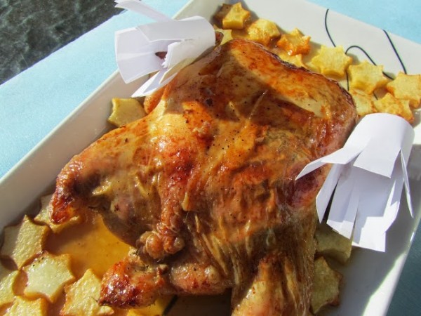 Pollo relleno de carne Ana Sevilla