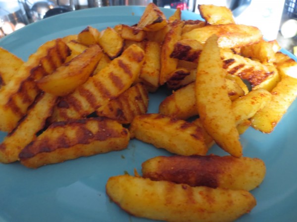 Patatas fritas con huevos SIN ACEITE olla GM