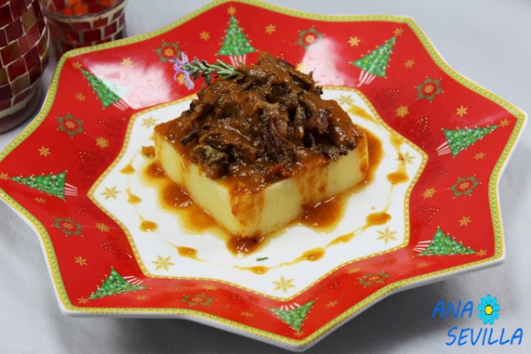 Rabo de toro o ternera al vino tinto, cocina tradicional Ana Sevilla