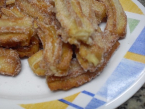 Churros ya rellenos