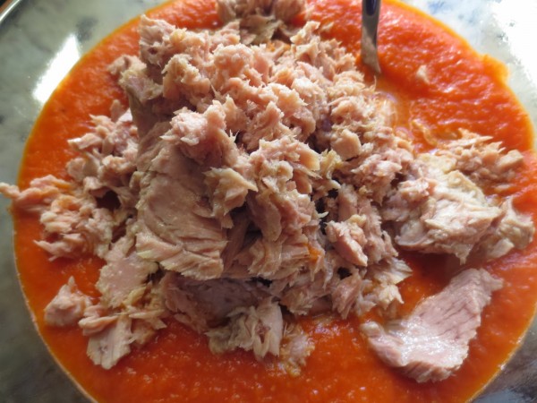 Macarrones con tomate y atún olla GM