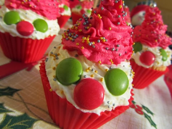 Cup cakes Papá Noel Ana Sevilla