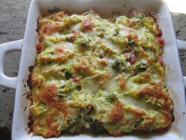 Romanesco gratinado Thermomix