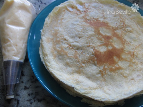 Filloas de Carnaval de crema Thermomix