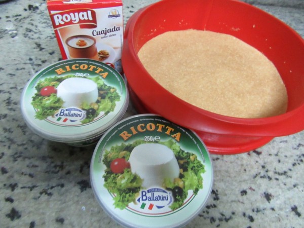 Tarta de ricotta y yema tostada (Sin horno) cocina tradicional