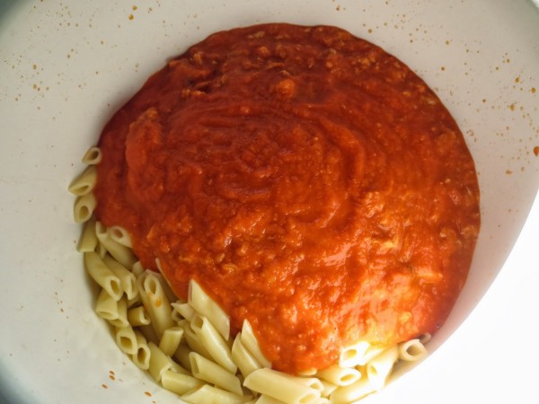 Macarrones con tomate y atún olla GM
