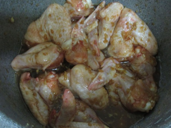 Alitas en salsa de soja y miel olla GM