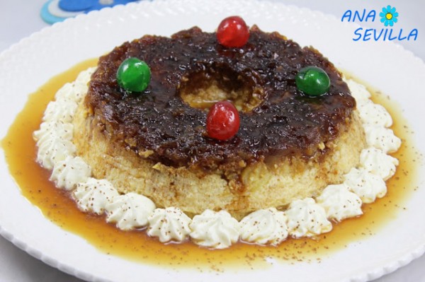 Flan de huevo y manzana con Thermomix