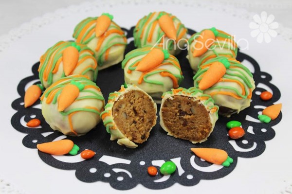 Trufas o cake pops carrot cake Thermomix