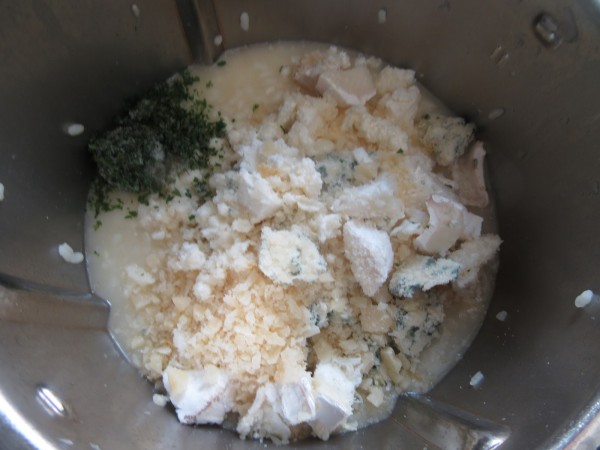 Risotto 4 quesos Thermomix