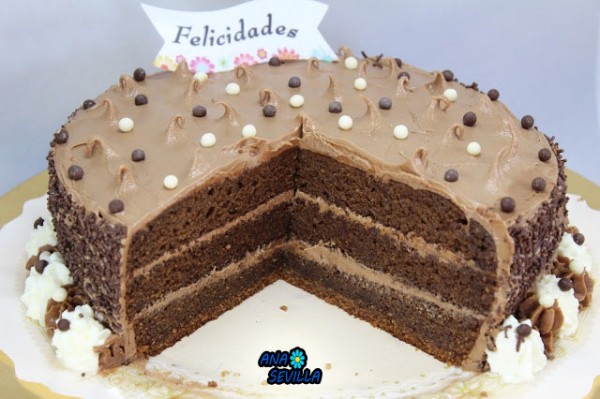 Tarta de buttercream de nutella Thermomix Ana Sevilla