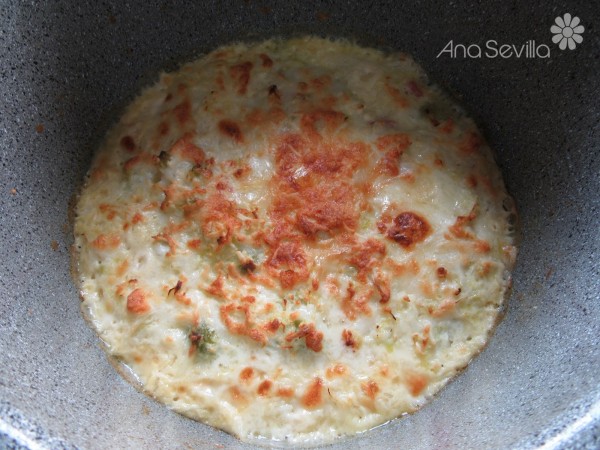 Romanesco gratinado olla GM