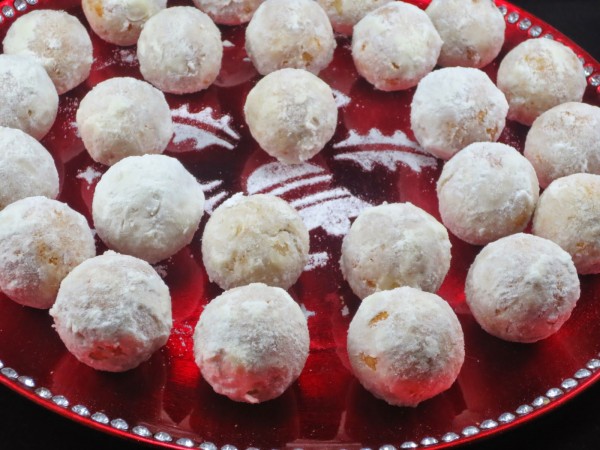 Polvorones copos de nieve Thermomix.