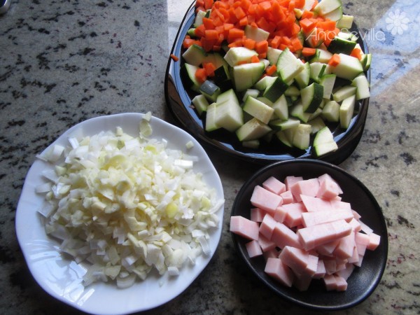 Flanes de verduras olla GM