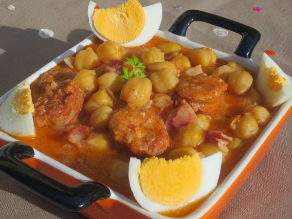 Garbanzos estofados olla GM