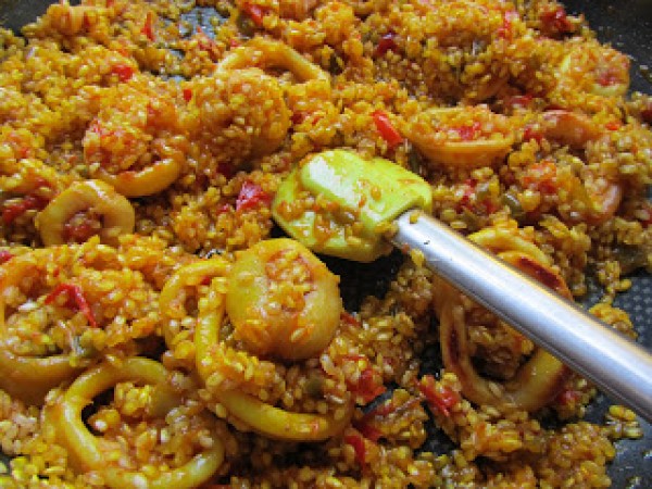 Paella en inducción Tradicional - Juani de Ana Sevilla