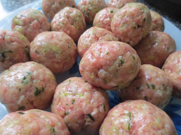 Albóndigas en salsa de almendras olla GM