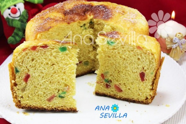 Panettone de aceite de oliva olla GM corte