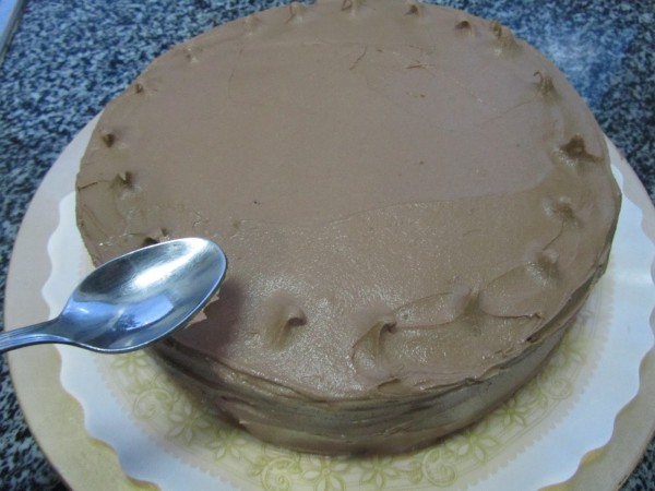 Tarta de buttercream de nutella Thermomix