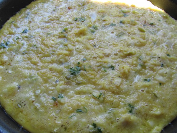 Tortilla de merluza Thermomix