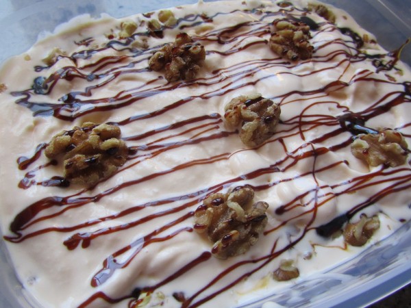 Helado de queso y nueces con Thermomix